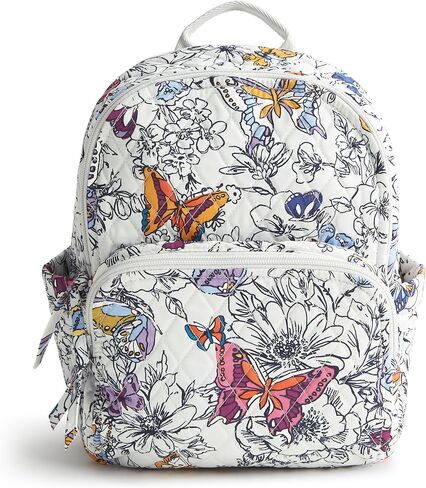 Vera Bradley Premium Cotton Small Banbury Backpack, Meadow Bouquet in Saudi Arabia