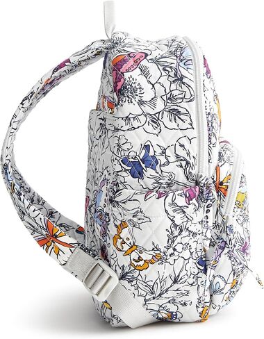 Vera Bradley Premium Cotton Small Banbury Backpack, Meadow Bouquet in Saudi Arabia