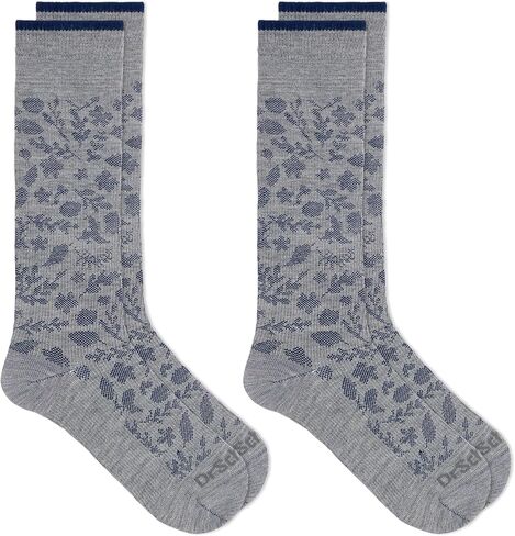 Dr. Scholl's Women's Graduated Compression Solid Pattern Knee High Socks 2 Pair Pack, Black, Fits Women's shoe size 4-10 in Saudi Arabia