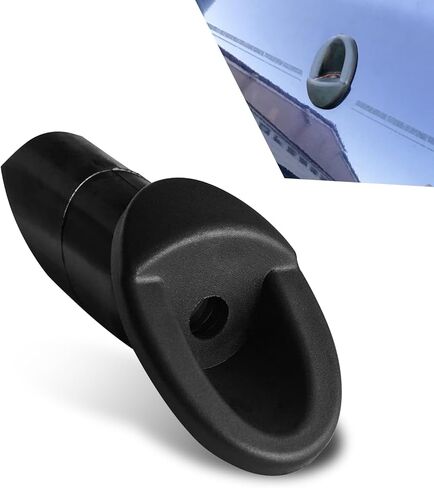 قطعة واحدة من محول هوائي السيارة، ملحق هوائي مطاطي مقاوم للماء متوافق مع 07-13 Toyota Tundra 86392-0C040 (أسود) in Kuwait