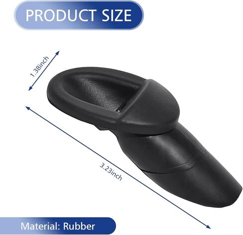 قطعة واحدة من محول هوائي السيارة، ملحق هوائي مطاطي مقاوم للماء متوافق مع 07-13 Toyota Tundra 86392-0C040 (أسود) in Kuwait