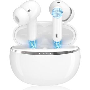 Wireless Ear Buds, Wireless Bluetooth Earbuds,Sport Ear Buds Workout Headphones ANC and ENC Noise Cancelling, IP7 Waterproof Running in-Ear Earphones for Phone Laptop TV