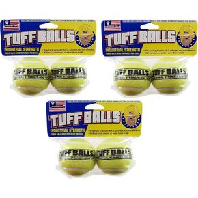 Petsport Tuff Balls - 6 Balls Total (3 Packages Containing 2 Balls each)