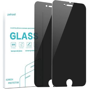 pehael [2+1 Pack Privacy Screen Protector for iPhone 11 Pro/iPhone Xs/iPhone X/iPhone 10 Anti-Spy Tempered Glass Film 9H Hardness Upgrade Edge Protection Easy Installation Bubble Free [5.8 inch]