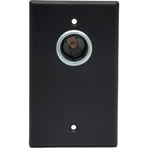 12 Volt Universal Outlet Wall Plate | Black