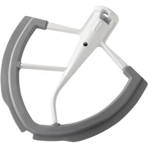 Flex Edge Beater for Kitchen Aid Mixer 6 Quart Bowl-Lift Stand Mixer, 6 QT Beater Paddle with Flexible Silicone Edges Bowl Scraper Mixer Attachments