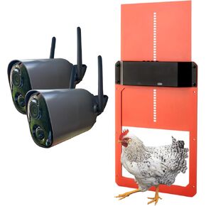 Smart Coop All-in-One Chicken Coop Kit – Includes Automatic Door, and (2) CoopCams for 4-6 Chickens, Solar Optional in Saudi Arabia