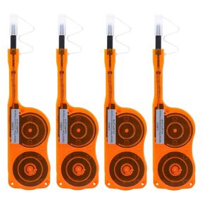 4 Pack Fiber Optic Cleaner Tools Cleaning Pen for MPO/MTP Connector, Optical Connector Cleaner Over 600 Cleans Fiber Endface Cleans & Optical Connector Cleans(Orange)