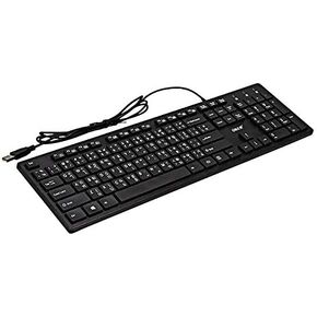 KB518 Oker Keyboard Thai Language Black Waterproof from USB Slim+Desktop