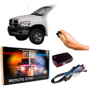 MPC Factory Remote Activated Remote Start Kit Compatible with 2008 Dodge RAM 2500/3500 - Plug-n-Play - Diesel Only - Premium USA Tech Support