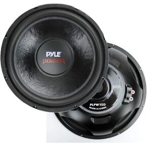New Pyle PLPW15D 15" 2000 Watt 4-Ohm DVC Power Car Audio Subwoofer Sub Woofer