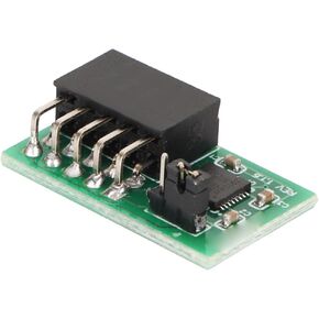TPM 2.0 Module, 10Pin SPI TMP2.0 Encryption Module for SuperMicro AOM TPM 9670V S (Vertical) Cryptographic Trusted Module, with 9670 Controller