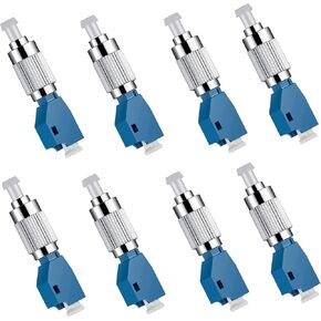8 Pack FC Male to LC Female Adapter Fiber Optic Connector Visual Fault Locator Fiber Adapter for Fiber Tester Single Mode 9/125um Optical Adapter in Saudi Arabia