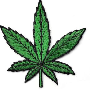 Weed Leaf Patch - Hook and Loop Tactical Morale Patch