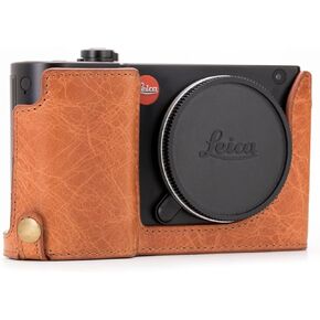MegaGear MG1285 Leica TL2, TL Ever Ready Genuine Leather Camera Half Case with Battery Access