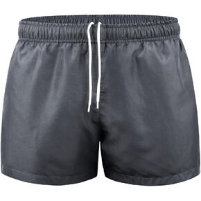 MYJAJAYI Mens Swim Shorts Quick Dry Short Swim Trunks Funny Bathing Suits 3 Inch