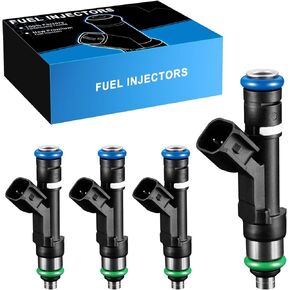 YZHIDIANF 0280158091 3.5L 3.7L Fuel Injectors Fit For:-Ford Fusion Flex Taurus Taurus X Edge 2007-2012, For:-Lincoln MKZ MKX MKT MKS 2007-2012, For:-Mazda 6 CX-9 2008-2015, For:-Mercury Sable, (6 Pcs)