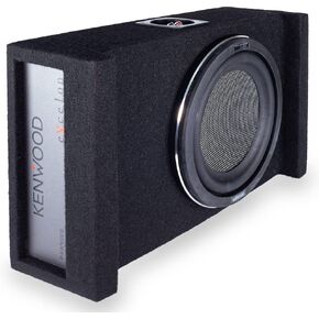 Kenwood Excelon P-XW1002B 10" Subwoofer with Sealed Down-Firing Enclosure | 10" 4-ohm subwoofer