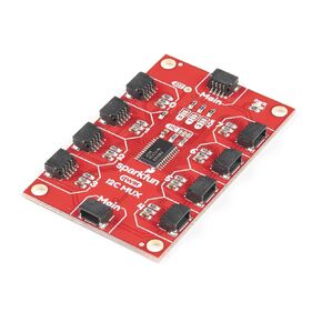 SparkFun Qwiic Mux Breakout - 8 Channel (TCA9548A) - Easily Read Multiple sensors with The Same I2C Address Or Communicate with Multiple I2C Devices with Different addresses - Board only