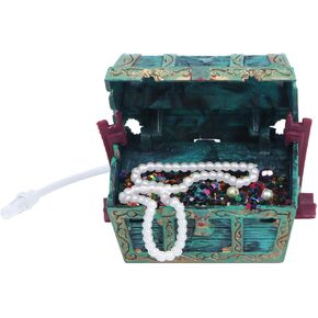balacoo Fish Tank Bubler Aquarium Treasure Chest Ornament Small Fish Tank Ornament Decoration for Aquarium Fish Tank