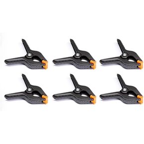 6 Pack Heavy Duty Muslin Spring Clamps