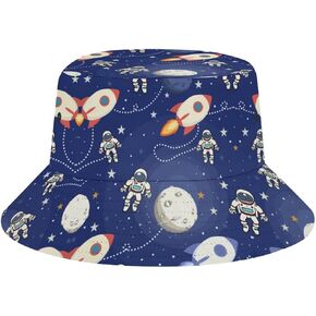 Cute Elephant with Hippo Bucket Hat Beach Fisherman Hat for Women Men Teen Packable Summer Sun Hat Travel Outdoor Cap Unisex