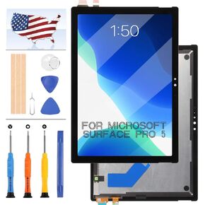 for Microsoft Surface Pro 5 1796 LCD Screen Replacement 12.3 inches for Microsoft Surface Pro 6 Display Touch Screen V1.0 6870S-2403A LP123WQ1 LCD Digitizer Assembly with Tools