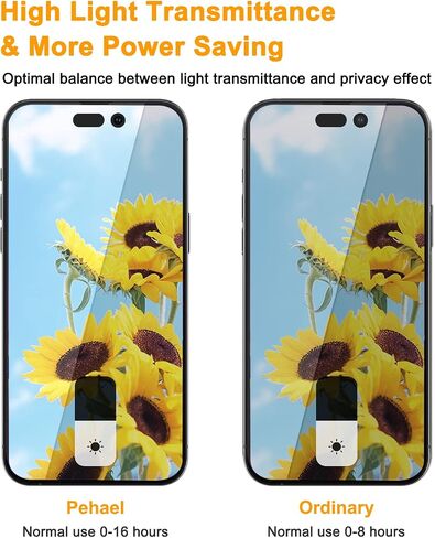 pehael [2+1 حزمة واقي شاشة للخصوصية لهاتف iPhone 11 Pro/iPhone Xs/iPhone X/iPhone 10 مضاد للتجسس من الزجاج المقوى 9H ترقية صلابة حماية الحواف، سهل التركيب خالٍ من الفقاعات [5.8 بوصة] in Kuwait