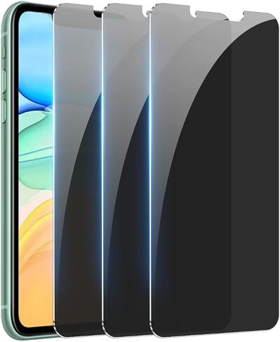 pehael [2+1 حزمة واقي شاشة للخصوصية لهاتف iPhone 11 Pro/iPhone Xs/iPhone X/iPhone 10 مضاد للتجسس من الزجاج المقوى 9H ترقية صلابة حماية الحواف، سهل التركيب خالٍ من الفقاعات [5.8 بوصة] in Kuwait