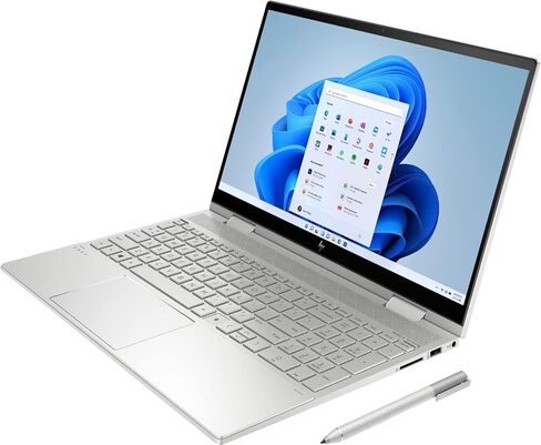 HP Envy x360-15t Home & Business 2-in-1 Laptop (Intel i7-1165G7 4-Core, 16GB RAM, 1TB PCIe SSD, Intel Iris Xe, 15.6" 60Hz Touch Full HD (1920x1080), Active Pen, Win 11 Home) with Hub in Saudi Arabia