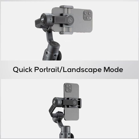 Zhiyun الهاتف الذكي Gimbal Smooth 5 Combo 3-Axis Stabilizer مع حامل ثلاثي القوائم لهاتف iPhone Android المحمول لمدونات الفيديو على YouTube Vlog TikTok Instagram Live Video مع ضوء ملء LED in Kuwait
