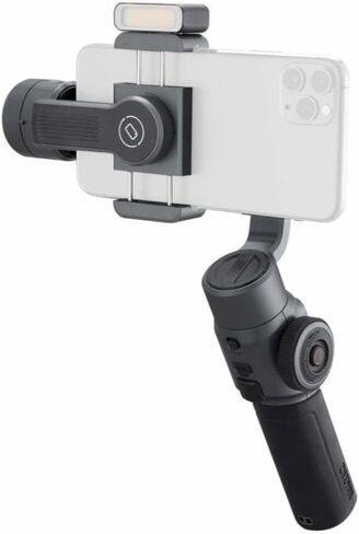 Zhiyun الهاتف الذكي Gimbal Smooth 5 Combo 3-Axis Stabilizer مع حامل ثلاثي القوائم لهاتف iPhone Android المحمول لمدونات الفيديو على YouTube Vlog TikTok Instagram Live Video مع ضوء ملء LED in Kuwait