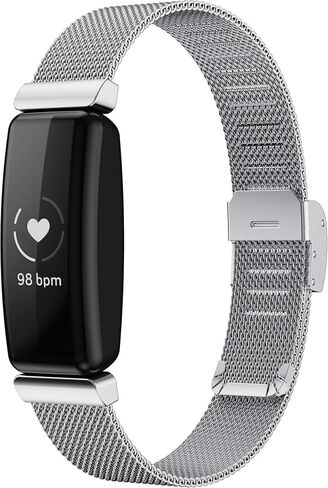Senter Replacement Bands Compatible with Fitbit Inspire 2 Band,Adjustable Accessory Stainless Steel Sport Wristband for Women Men in Saudi Arabia