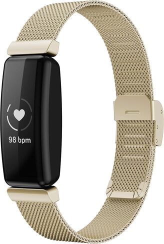 Senter Replacement Bands Compatible with Fitbit Inspire 2 Band,Adjustable Accessory Stainless Steel Sport Wristband for Women Men in Saudi Arabia