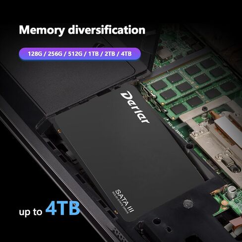 128GB SATA III SSD, Internal State Drive SATA III 6Gb/s 2.5" SATA SSD, UP to 500MB/s, Internal SSD Drive Solid State Hard Drive, Upgrade Laptop PC and Desktops in Saudi Arabia