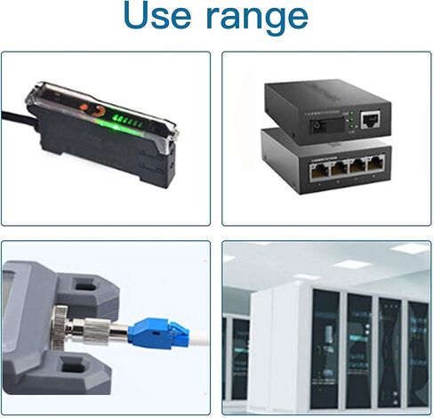 8 Pack FC Male to LC Female Adapter Fiber Optic Connector Visual Fault Locator Fiber Adapter for Fiber Tester Single Mode 9/125um Optical Adapter in Saudi Arabia