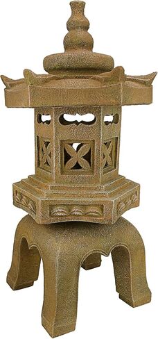Design Toscano Golden Wen Chang Asian Pagoda Tower Statue in Saudi Arabia