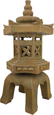 Design Toscano Golden Wen Chang Asian Pagoda Tower Statue in Saudi Arabia