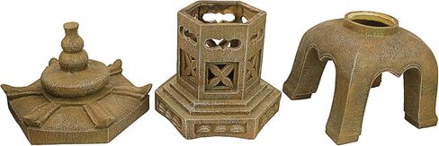 Design Toscano Golden Wen Chang Asian Pagoda Tower Statue in Saudi Arabia
