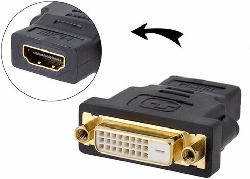 محول axGear HDMI أنثى إلى DVI DVI-D أنثى F/F 24+1 LCD HDTV DVD in Kuwait