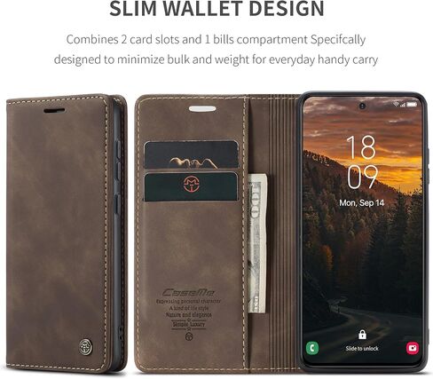 for Samsung Galaxy S24 FE, Flip Fold Leather Wallet Case with Credit Card Slot and Kickstand Magnetic Closure Protective Cover for Galaxy S24 FE (Teal) in Saudi Arabia