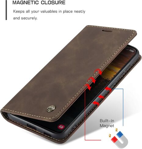 for Samsung Galaxy S24 FE, Flip Fold Leather Wallet Case with Credit Card Slot and Kickstand Magnetic Closure Protective Cover for Galaxy S24 FE (Teal) in Saudi Arabia
