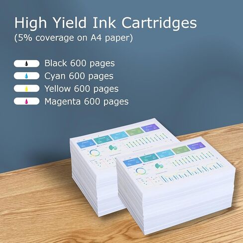 LC103XL LC101 متوافق مع خراطيش حبر Brother LC103 ذات إنتاجية عالية مع طابعة Brother MFC-J870DW MFC-J6920DW MFC-J450DW MFC-J6520DW (أسود سماوي أرجواني أصفر، حزمة 4XL) in Kuwait