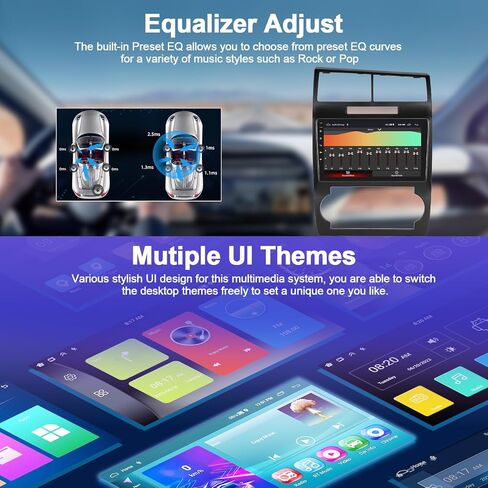 2G + 64G لعام 2006 2007 دودج تشارجر ماغنوم راديو السيارة ستيريو مع CarPlay اللاسلكي Android Auto 9 بوصة تعمل باللمس راديو Android 13 ستيريو السيارة مع بلوتوث WiFi FM GPS وحدة رأس الكاميرا الاحتياطية in Saudi Arabia
