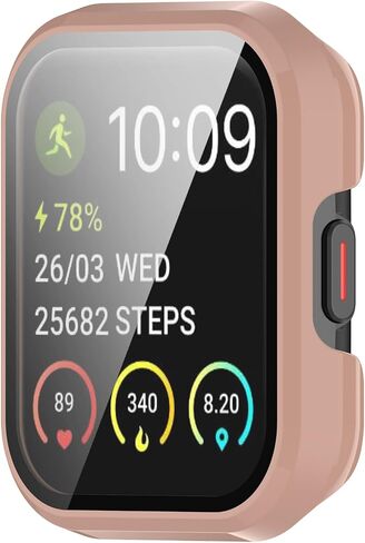 Screen Protector Case Compatible with SKG V7 Smartwatch Case, Ultra-Thin Bumper Full Coverage Protective Screen Bumper Case for SKG V7 Pro Accessories (Black+Blue+Green) in Saudi Arabia