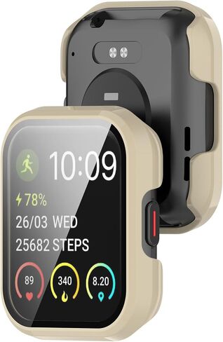 Screen Protector Case Compatible with SKG V7 Smartwatch Case, Ultra-Thin Bumper Full Coverage Protective Screen Bumper Case for SKG V7 Pro Accessories (Black+Blue+Green) in Saudi Arabia