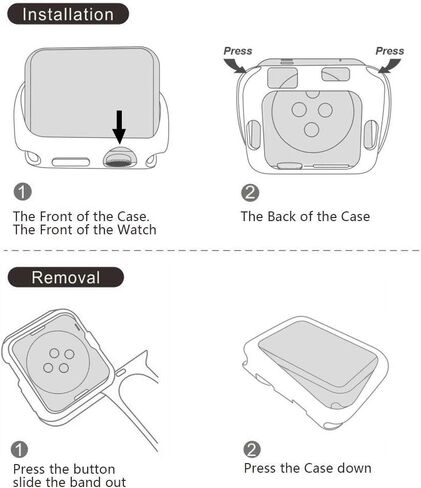 حافظة لساعة Apple مقاس 38 ملم، حافظة iWatch رفيعة وناعمة من مادة TPU، غطاء حماية شفاف مقاوم للصدمات بديل لساعة Apple Series 3 Series 2، شفاف كريستالي in Saudi Arabia