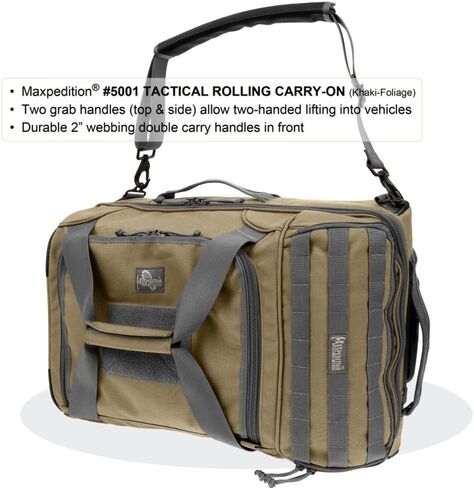 MAXPEDITION Gear Tactical Rolling Carry-On in Saudi Arabia
