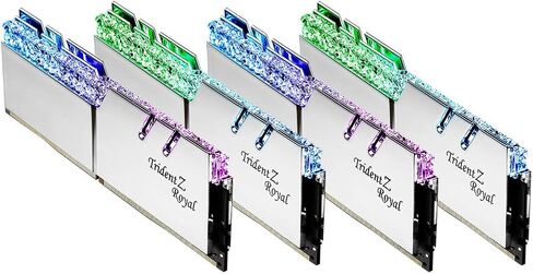 وحدة ذاكرة G.Skill Trident Z Royal F4-4000C18Q-128GTRS سعة 128 جيجابايت 4 × 32 جيجابايت DDR4 بسرعة 4000 ميجاهرتز in Kuwait