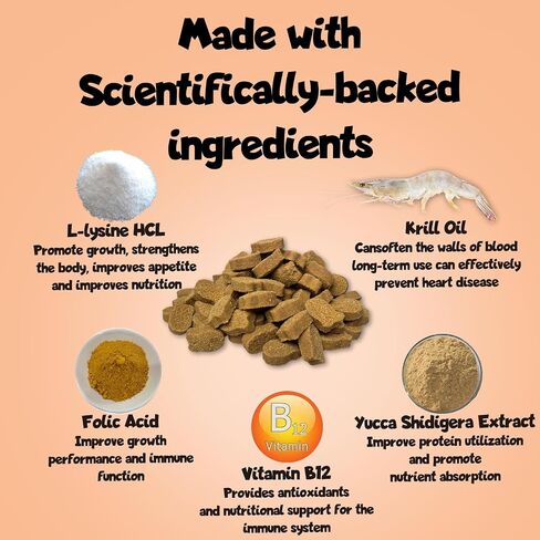 Cat Supplements - Lysine for Cats - Cat Supplements & Vitamins- Cat Immune Support, Digestive Support - Sneezing Relief - Lysine Cat Treats - Cat Vitamins for Indoor Cats - Cat Health Supplies in Saudi Arabia